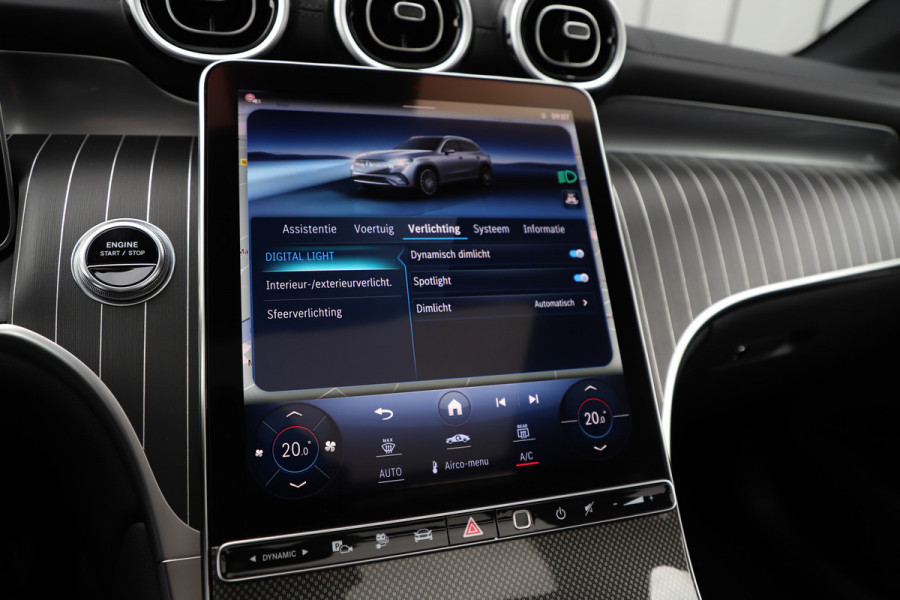 Mercedes-Benz GLC 300e AMG 4-Matic | 313PK | Pano | Burmester | Keyles-go | Sfeerverlichting | Digital-light | Memory | Distronic | Stuurwielverw.