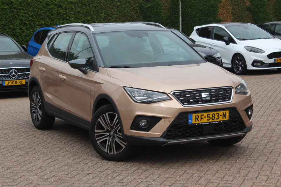 Seat Arona 1.0 TSI Xcellence Launch Edition / Camera / Navigatie / Keyless / Cruise Control / LED Koplampen / 17'' / DAB / Stoelverwarming / Dodehoek