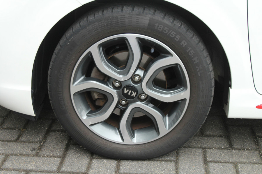 Kia Picanto 1.0 MPi 67pk GT-Line Edition NL-Auto BTW Airco Cruise Navi Camera Leder 15"LMV 1e Eigenaar
