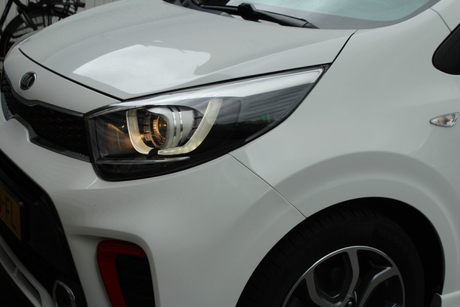 Kia Picanto 1.0 MPi 67pk GT-Line Edition NL-Auto BTW Airco Cruise Navi Camera Leder 15"LMV 1e Eigenaar