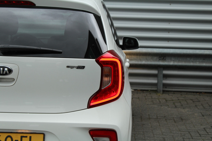 Kia Picanto 1.0 MPi 67pk GT-Line Edition NL-Auto BTW Airco Cruise Navi Camera Leder 15"LMV 1e Eigenaar