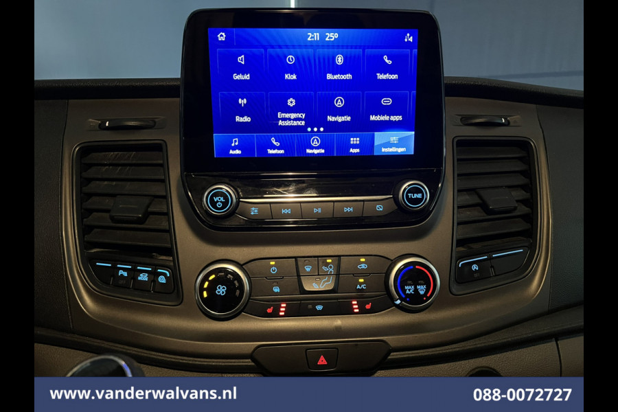 Ford Transit Custom 2.0 TDCI L2H1 Euro6 Airco | Camera | Navigatie | LED | Cruisecontrol | Stoelverwarming | Verwarmde voorruit Parkeersensoren, Bijrijdersbank
