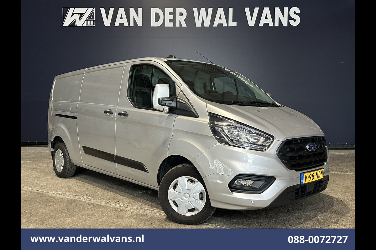 Ford Transit Custom 2.0 TDCI L2H1 Euro6 Airco | Camera | Navigatie | Apple Carplay | LED | Cruisecontrol Verwarmde voorruit, Parkeersensoren, Bijrijdersbank, 2800kg trekvermogen