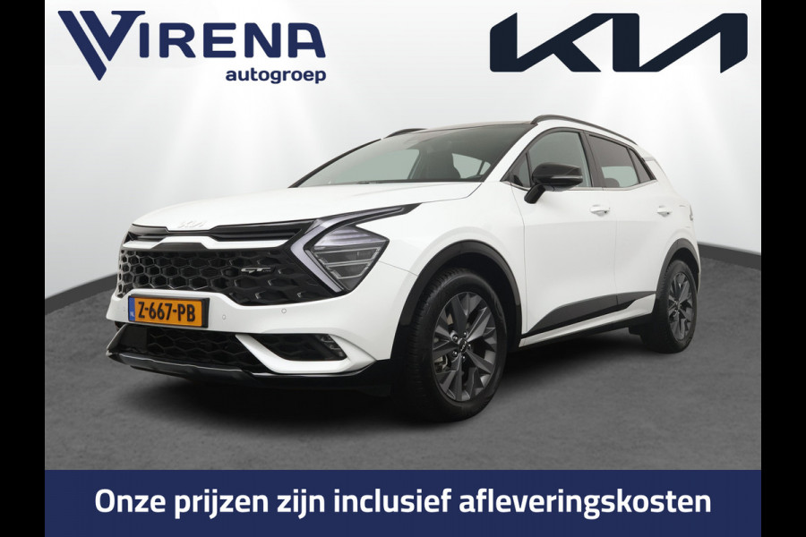 Kia Sportage 1.6 T-GDi Hybrid GT-Line Apple Carlpay/Android Auto - Cruise Control Adapatief - Dodehoekdetectie - Panorama Dak - Navigatie -  Stoel/Stuurverwarming - Trekhaak - Fabrieksgarantie tot 05-2031