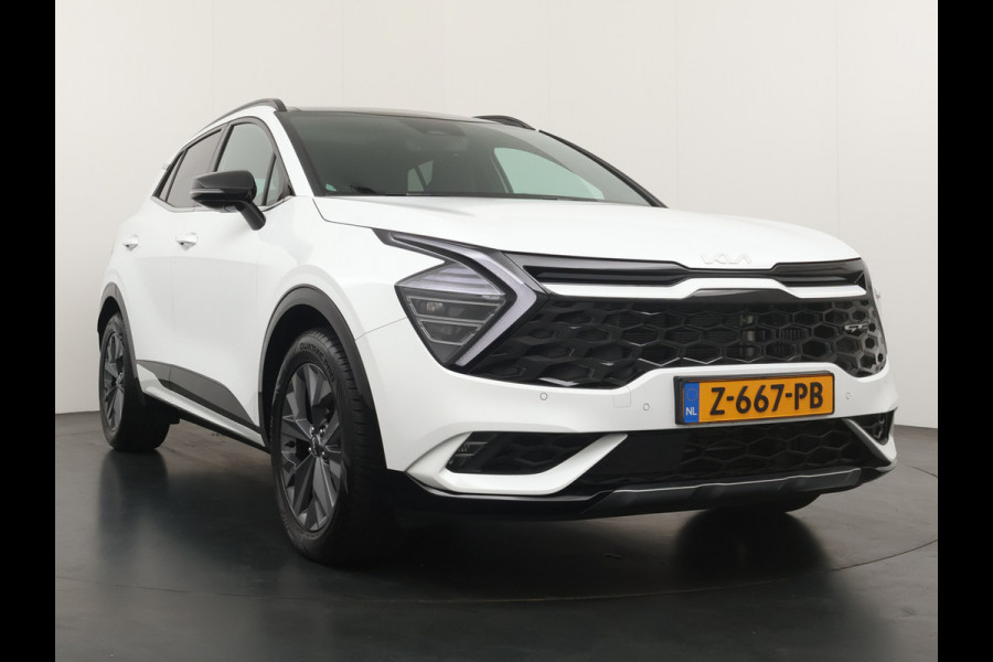 Kia Sportage 1.6 T-GDi Hybrid GT-Line Apple Carlpay/Android Auto - Cruise Control Adapatief - Dodehoekdetectie - Panorama Dak - Navigatie -  Stoel/Stuurverwarming - Trekhaak - Fabrieksgarantie tot 05-2031