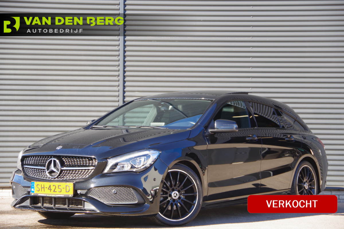 Mercedes-Benz CLA-Klasse Shooting Brake 180 AMG NIGHT, AUT. LED, PANODAK, SPORTSTOELEN, 18'' AMG, CRUISE, NAVI, AIRCO, STOELVERWARMING Mercedes-Benz CLA-Klasse Shooting Brake 180 AMG NIGHT, AUT. LED, PANODAK, SPORTSTOELEN, 18'' AMG, CRUISE, NAVI, AIRCO, STOELVERWARMING