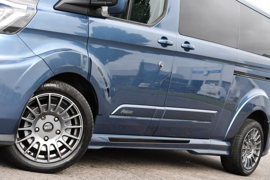 Ford Transit Custom 320 2.0 TDCI L2H1 MS-RT DC Full Options! Adaptieve Cruise, Camera, Carplay, 185PK, Xenon, Automaat, Leder, Stoelverwarming, Trekhaak, Uniek!