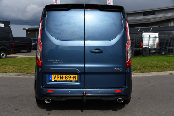 Ford Transit Custom 320 2.0 TDCI L2H1 MS-RT DC Full Options! Adaptieve Cruise, Camera, Carplay, 185PK, Xenon, Automaat, Leder, Stoelverwarming, Trekhaak, Uniek!