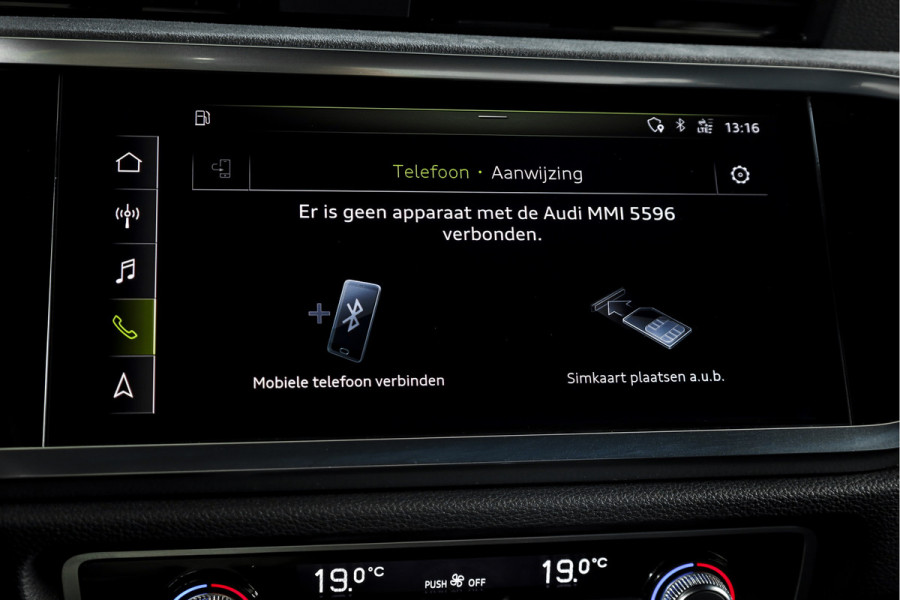 Audi Q3 35 TFSI 2x S-Line 150 PK - Automaat | Dig.Cockpit | Adapt.Cruise | Leder | PDC | App.Connect | Auto.Airco | Elek. Klep | Elek.Trekhaak | LM 19" |