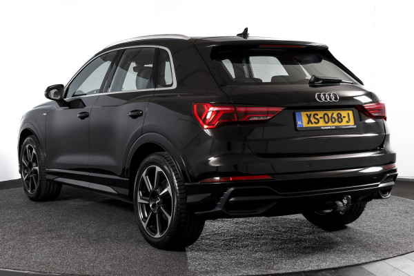 Audi Q3 35 TFSI 2x S-Line 150 PK - Automaat | Dig.Cockpit | Adapt.Cruise | Leder | PDC | App.Connect | Auto.Airco | Elek. Klep | Elek.Trekhaak | LM 19" |