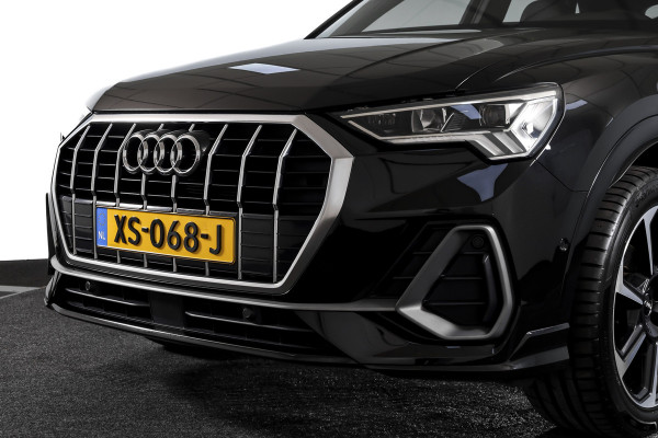 Audi Q3 35 TFSI 2x S-Line 150 PK - Automaat | Dig.Cockpit | Adapt.Cruise | Leder | PDC | App.Connect | Auto.Airco | Elek. Klep | Elek.Trekhaak | LM 19" |