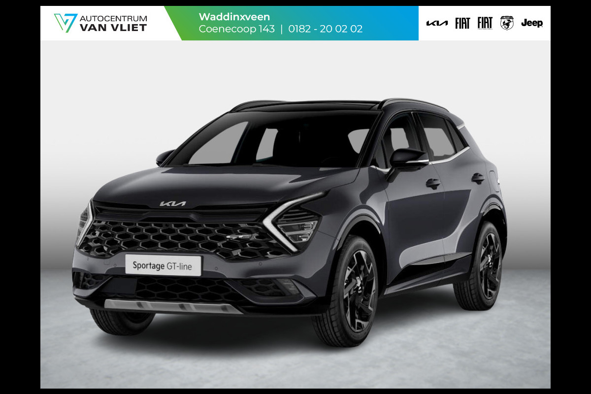 Kia Sportage 1.6 T-GDi Plug-in Hybrid AWD GT-PlusLine | Levering sep | CarPlay | Stoelkoeling | Stoel-/stuurverwarming | Schuif-/kanteldak | PDC | LED | Navi | Camera | 19'' Kia Sportage 1.6 T-GDi Plug-in Hybrid AWD GT-PlusLine | Levering sep | CarPlay | Stoelkoeling | Stoel-/stuurverwarming | Schuif-/kanteldak | PDC | LED | Navi | Camera | 19''