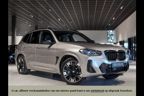 BMW iX3 FACELIFT M Sport High Executive 80 kWh Shadow|Driving Assistant|Keyless|HUD|Laser|Harman-Kardon|Pano|Sfeerverlichting