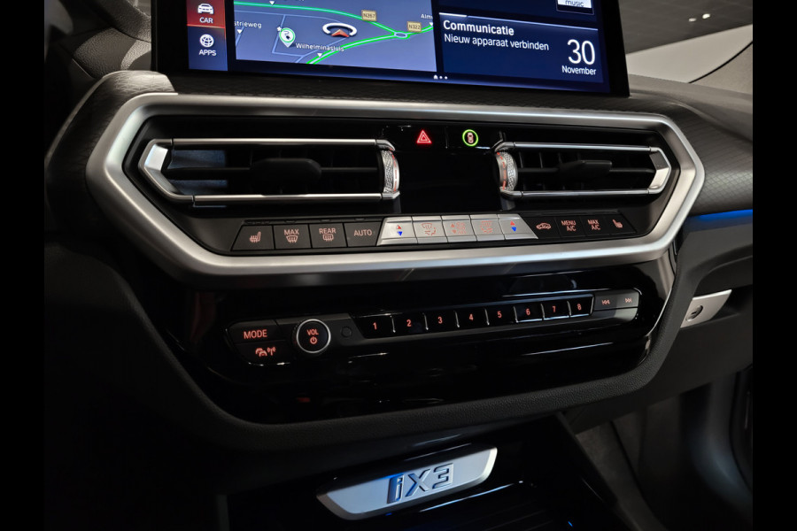 BMW iX3 FACELIFT M Sport High Executive 80 kWh Shadow|Driving Assistant|Keyless|HUD|Laser|Harman-Kardon|Pano|Sfeerverlichting
