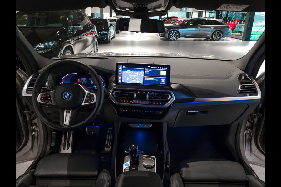 BMW iX3 FACELIFT M Sport High Executive 80 kWh Shadow|Driving Assistant|Keyless|HUD|Laser|Harman-Kardon|Pano|Sfeerverlichting