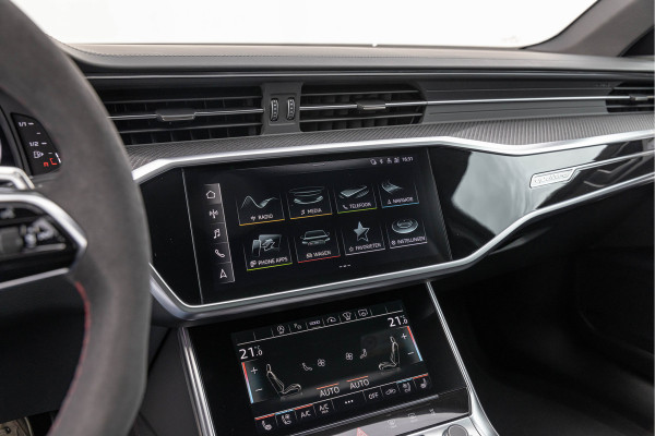 Audi RS6 Avant 4.0 TFSI 600pk Quattro Keramisch Pano Dynamic + Carbon B&O Standkachel HuD