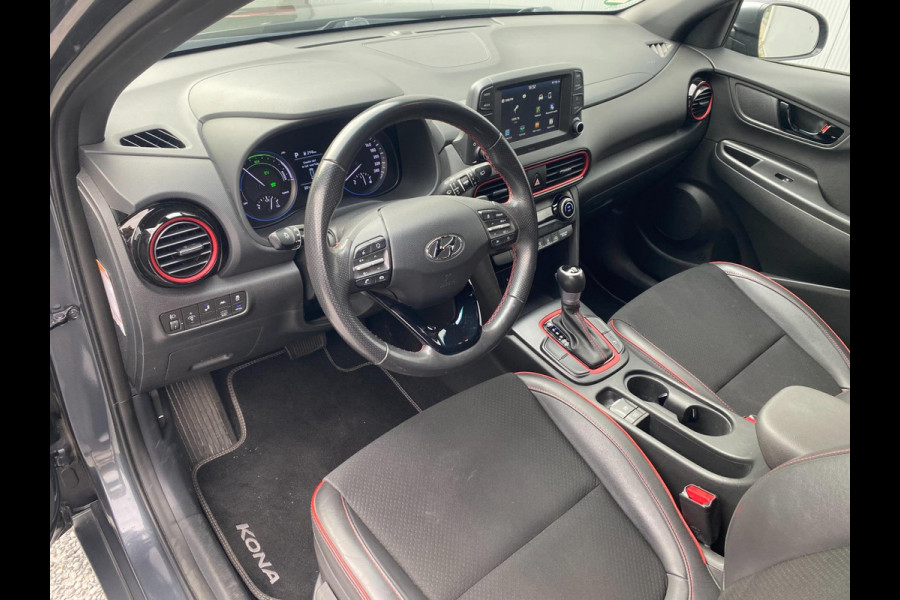 Hyundai Kona 1.6 GDI HEV Premium Black Edition | Carplay | Trekhaak|D.A.B|Camera|Keyless Go | Dealer Onderh !!!