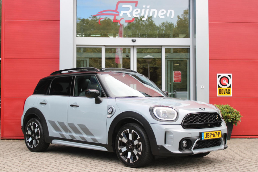 MINI Countryman 2.0 COOPER S E ALL4 UNTAMED | PANORAMISCH SCHUIF/KANTEL DAK | HARMAN KARDON PREMIUM AUDIO SYSTEM | FULL LEDEREN BEKLEDING | ELEKTRISCH BEDIENBARE VOORSTOELEN MET GEHEUGEN OP DE BESTUURDERSSTOEL | DRAADLOZE APPLE CARPLAY/ANDROID AUTO | DRAADLOZE TELEFOONLADER | NAVIGATIE | ACHTERUITRIJ CAMERA | FULL LED KOPLAMPEN | STOEL/VOORRUIT VERWARMING | 18" LICHTMETALEN VELGEN | HEAD UP DISPLAY | ADAPTIVE CRUISE CONTROL | UNION JACK ACHTERLICHTEN | KEYLESS ENTRY/START |