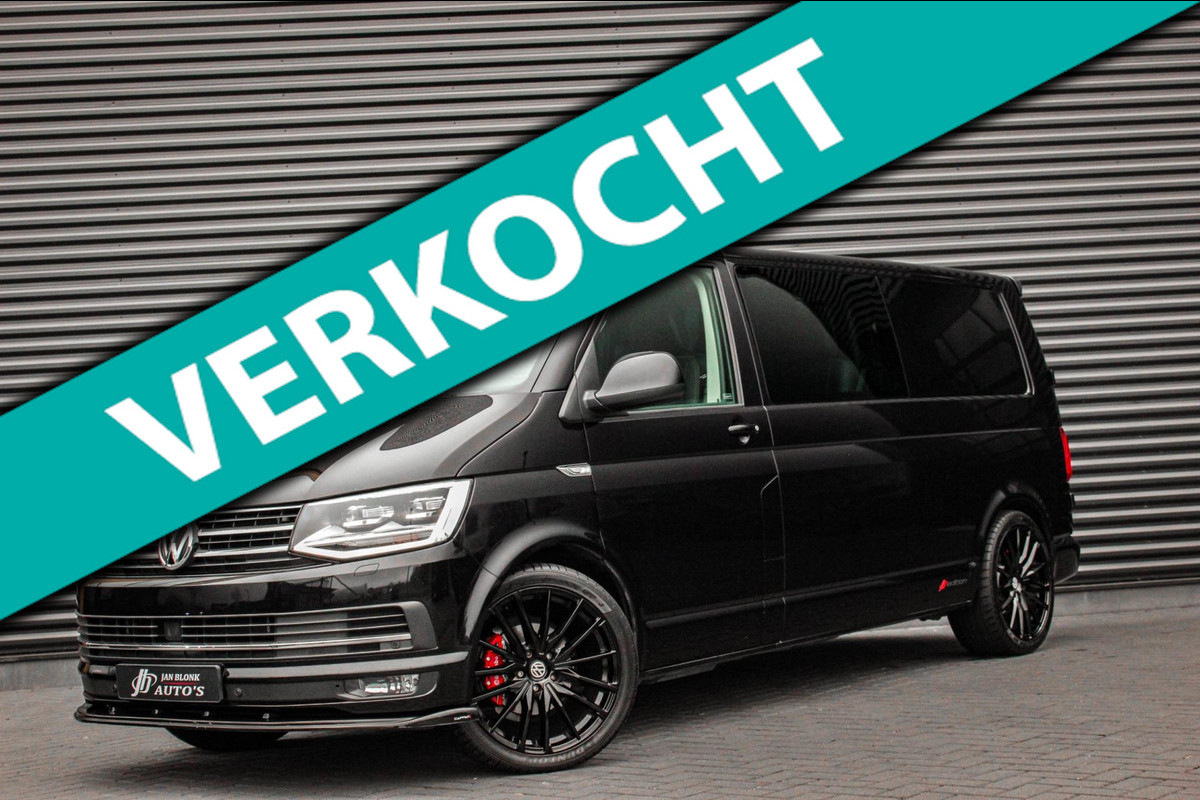 Volkswagen Transporter 2.0 TDI L2H1 DC 150PK JB- EDTION / LEDEREN BEKLEDING / TREKHAAK / APPLE CARPLAY / AIRCO / NIEUWSTAAT / FULL
