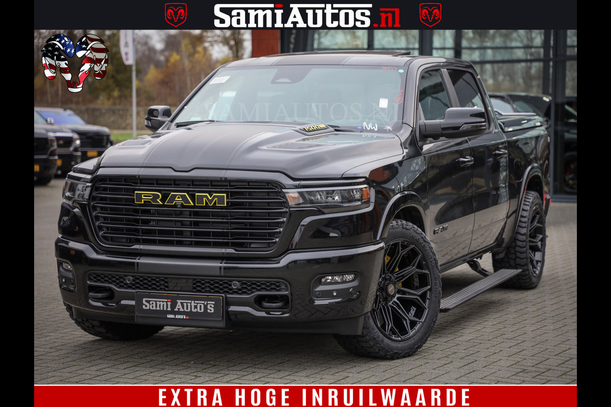 Dodge Ram 1500 Night Premium | Full Option | De Meest Luxe Pick-Up in zijn Klasse | Comfortabele Dubbele Cabine met Royale 5 Zitplaatsen | BPM vrij | Nu Leverbaar uit Voorraad | Voorraad Nr 2288 - 4952 Dodge Ram 1500 Night Premium | Full Option | De Meest Luxe Pick-Up in zijn Klasse | Comfortabele Dubbele Cabine met Royale 5 Zitplaatsen | BPM vrij | Nu Leverbaar uit Voorraad | Voorraad Nr 2288 - 4952