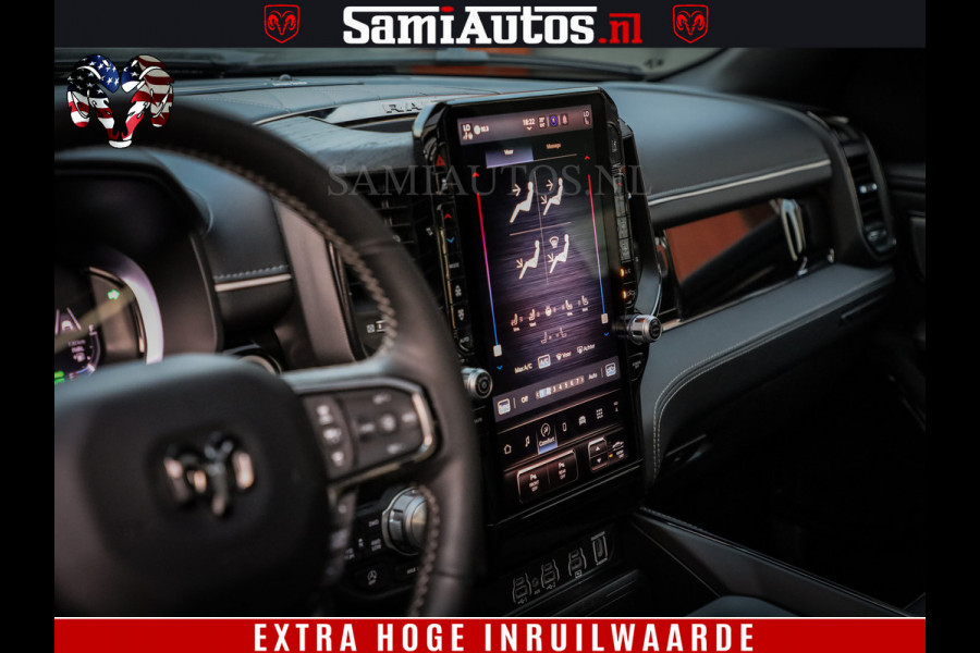 Dodge Ram 1500 Limited Night High Output 540HP 706Nm | Massage + Full Option | De Meest Luxe en Volle Pick-Up in zijn Klasse | Comfortabele Dubbele Cabine met Royale 5 Zitplaatsen | BPM vrij | Nu Leverbaar uit Voorraad | Voorraad Nr 2320 - 5138