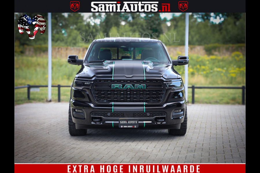 Dodge Ram 1500 Limited Night High Output 540HP 706Nm | Massage + Full Option | De Meest Luxe en Volle Pick-Up in zijn Klasse | Comfortabele Dubbele Cabine met Royale 5 Zitplaatsen | BPM vrij | Nu Leverbaar uit Voorraad | Voorraad Nr 2320 - 5138