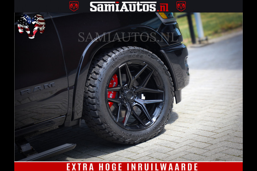 Dodge Ram 1500 Limited Night High Output 540HP 706Nm | Massage + Full Option | De Meest Luxe en Volle Pick-Up in zijn Klasse | Comfortabele Dubbele Cabine met Royale 5 Zitplaatsen | BPM vrij | Nu Leverbaar uit Voorraad | Voorraad Nr 2320 - 5138