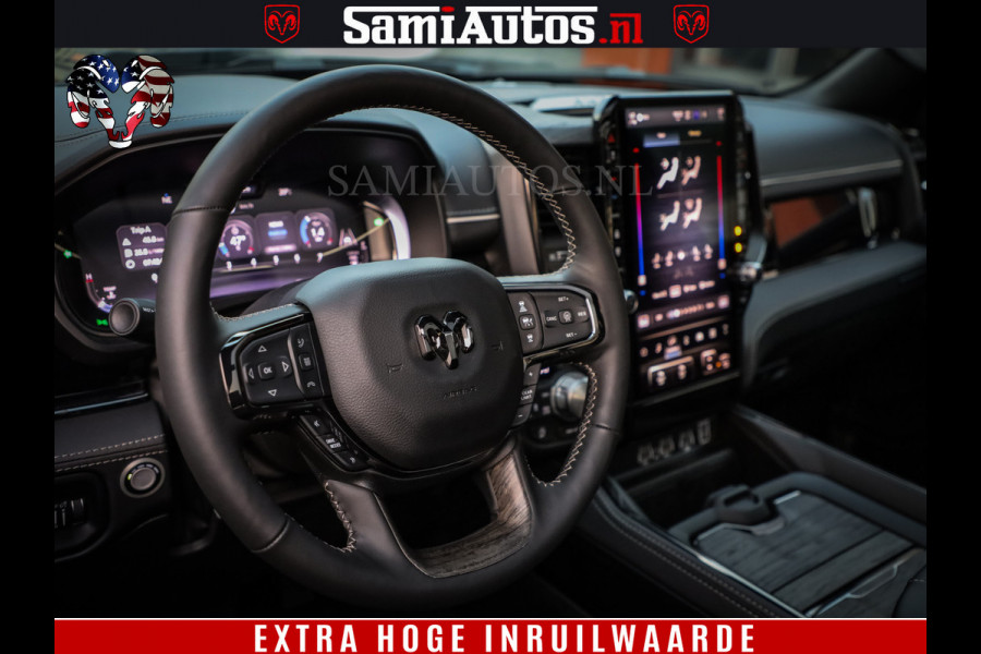 Dodge Ram 1500 Limited Night High Output 540HP 706Nm | Massage + Full Option | De Meest Luxe en Volle Pick-Up in zijn Klasse | Comfortabele Dubbele Cabine met Royale 5 Zitplaatsen | BPM vrij | Nu Leverbaar uit Voorraad | Voorraad Nr 2320 - 5138