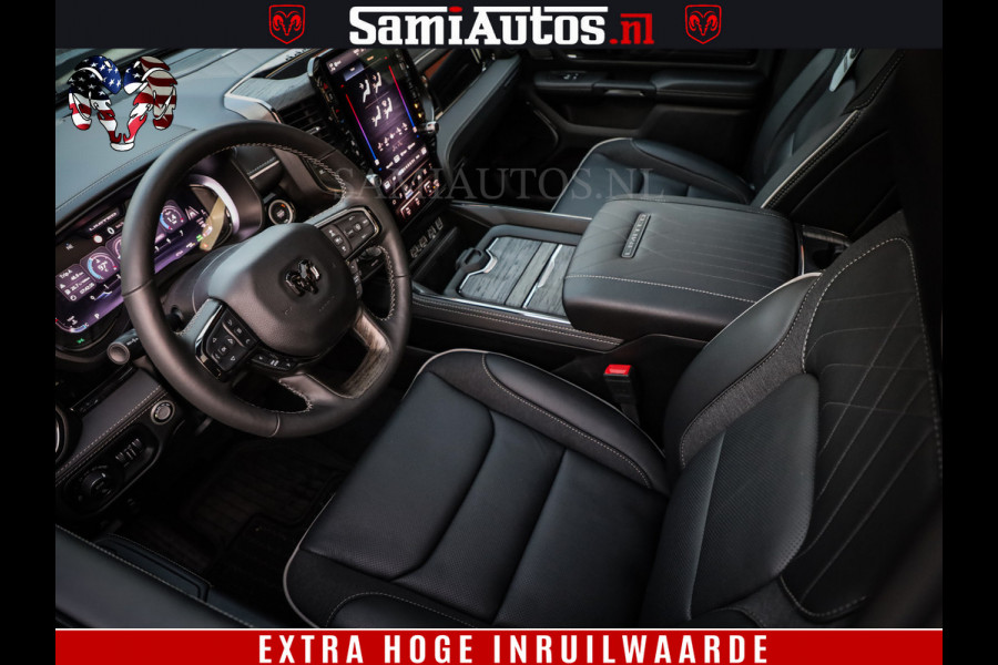 Dodge Ram 1500 Limited Night High Output 540HP 706Nm | Massage + Full Option | De Meest Luxe en Volle Pick-Up in zijn Klasse | Comfortabele Dubbele Cabine met Royale 5 Zitplaatsen | BPM vrij | Nu Leverbaar uit Voorraad | Voorraad Nr 2320 - 5138