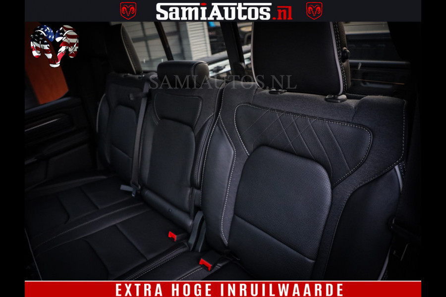 Dodge Ram 1500 Limited Night High Output 540HP 706Nm | Massage + Full Option | De Meest Luxe en Volle Pick-Up in zijn Klasse | Comfortabele Dubbele Cabine met Royale 5 Zitplaatsen | BPM vrij | Nu Leverbaar uit Voorraad | Voorraad Nr 2320 - 5138