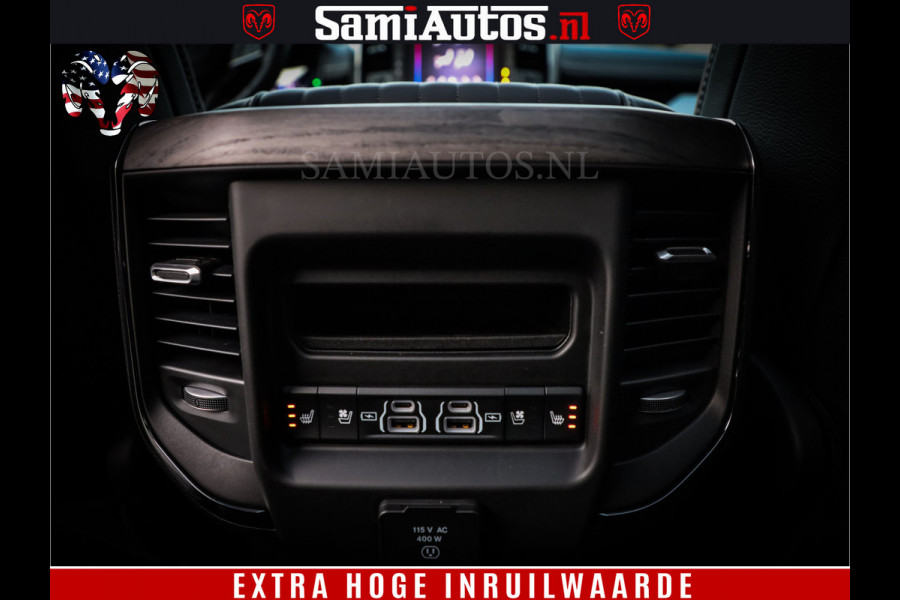 Dodge Ram 1500 Limited Night High Output 540HP 706Nm | Massage + Full Option | De Meest Luxe en Volle Pick-Up in zijn Klasse | Comfortabele Dubbele Cabine met Royale 5 Zitplaatsen | BPM vrij | Nu Leverbaar uit Voorraad | Voorraad Nr 2320 - 5138