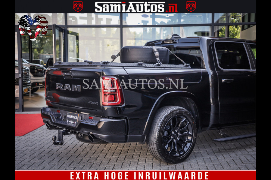 Dodge Ram 1500 Limited Night High Output 540HP 706Nm | Massage + Full Option | De Meest Luxe en Volle Pick-Up in zijn Klasse | Comfortabele Dubbele Cabine met Royale 5 Zitplaatsen | BPM vrij | Nu Leverbaar uit Voorraad | Voorraad Nr 2320 - 5138