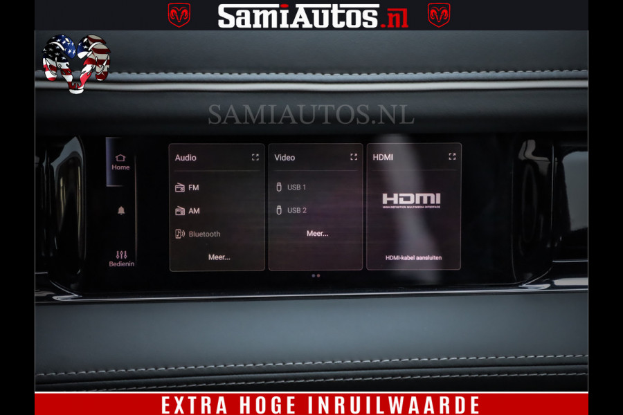 Dodge Ram 1500 Limited Night H.O 540HP 706Nm | Massage + Full Option | De Meest Luxe en Volle Pick-Up in zijn Klasse | Comfortabele Dubbele Cabine met Royale 5 Zitplaatsen | BPM vrij | Nu Leverbaar uit Voorraad | Voorraad Nr 2353 - 5412