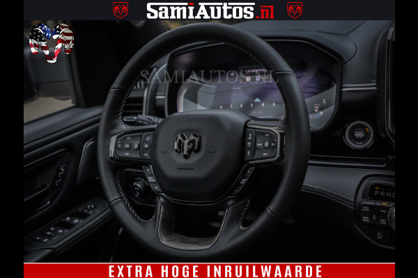 Dodge Ram 1500 Limited Night H.O 540HP 706Nm | Massage + Full Option | De Meest Luxe en Volle Pick-Up in zijn Klasse | Comfortabele Dubbele Cabine met Royale 5 Zitplaatsen | BPM vrij | Nu Leverbaar uit Voorraad | Voorraad Nr 2353 - 5412