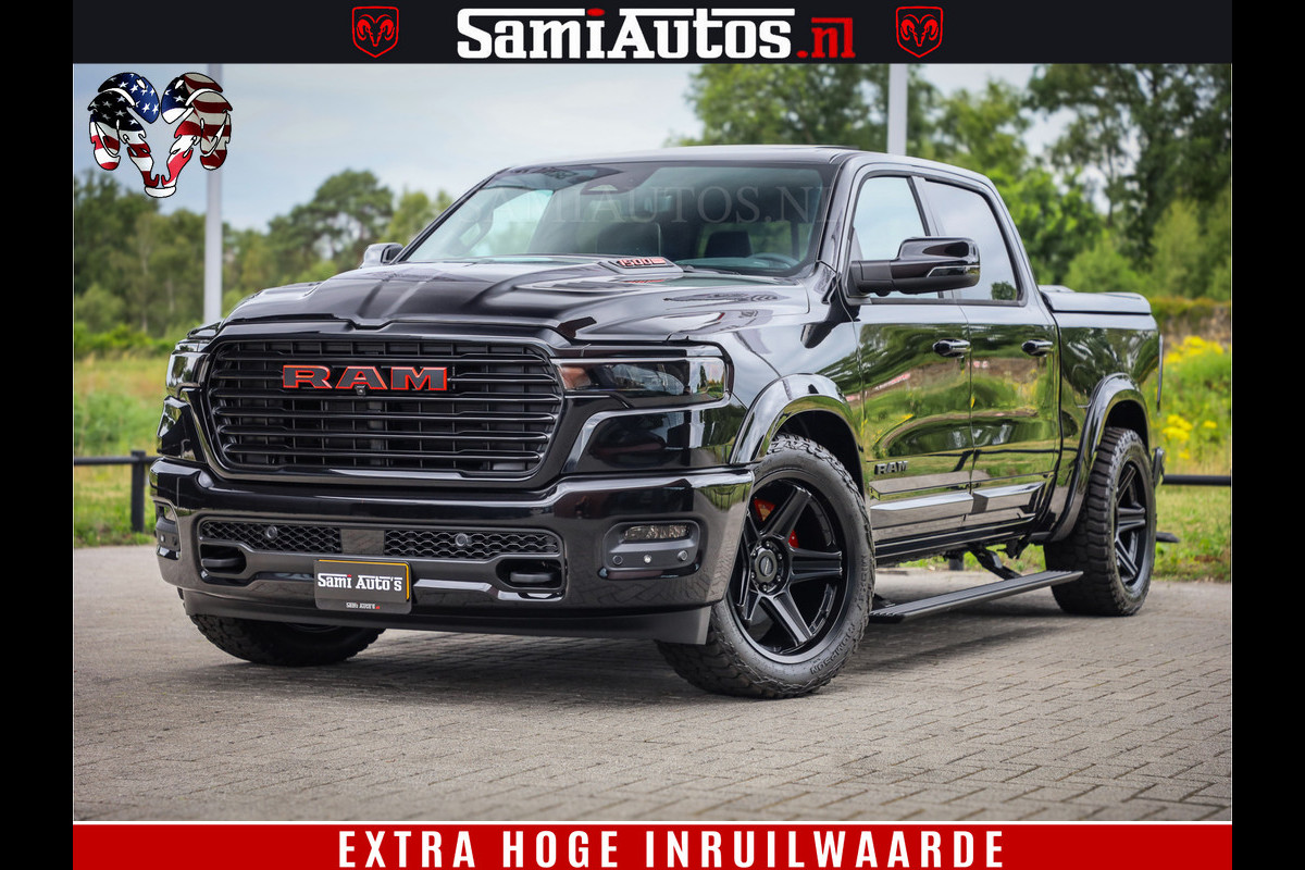 Dodge Ram 1500 Night Premium | De Meest Luxe en Volle Pick-Up in zijn Klasse | Comfortabele Dubbele Cabine met Royale 5 Zitplaatsen | BPM vrij | Nu Leverbaar uit Voorraad | Voorraad Nr 2284 - 3855 Dodge Ram 1500 Night Premium | De Meest Luxe en Volle Pick-Up in zijn Klasse | Comfortabele Dubbele Cabine met Royale 5 Zitplaatsen | BPM vrij | Nu Leverbaar uit Voorraad | Voorraad Nr 2284 - 3855