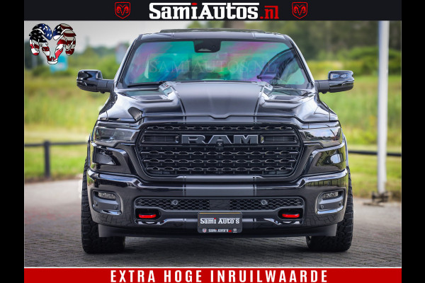 Dodge Ram 1500 Limited Night High Output 540HP 706Nm | Massage + Full Option | De Meest Luxe en Volle Pick-Up in zijn Klasse | Comfortabele Dubbele Cabine met Royale 5 Zitplaatsen | BPM vrij | Nu Leverbaar uit Voorraad | Voorraad Nr 2326 - 5169