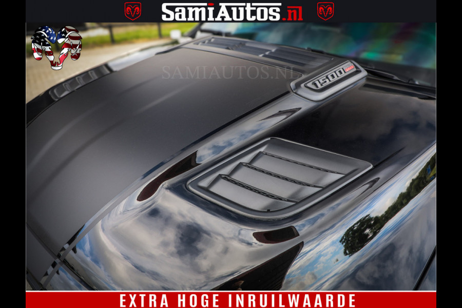 Dodge Ram 1500 Limited Night High Output 540HP 706Nm | Massage + Full Option | De Meest Luxe en Volle Pick-Up in zijn Klasse | Comfortabele Dubbele Cabine met Royale 5 Zitplaatsen | BPM vrij | Nu Leverbaar uit Voorraad | Voorraad Nr 2326 - 5169