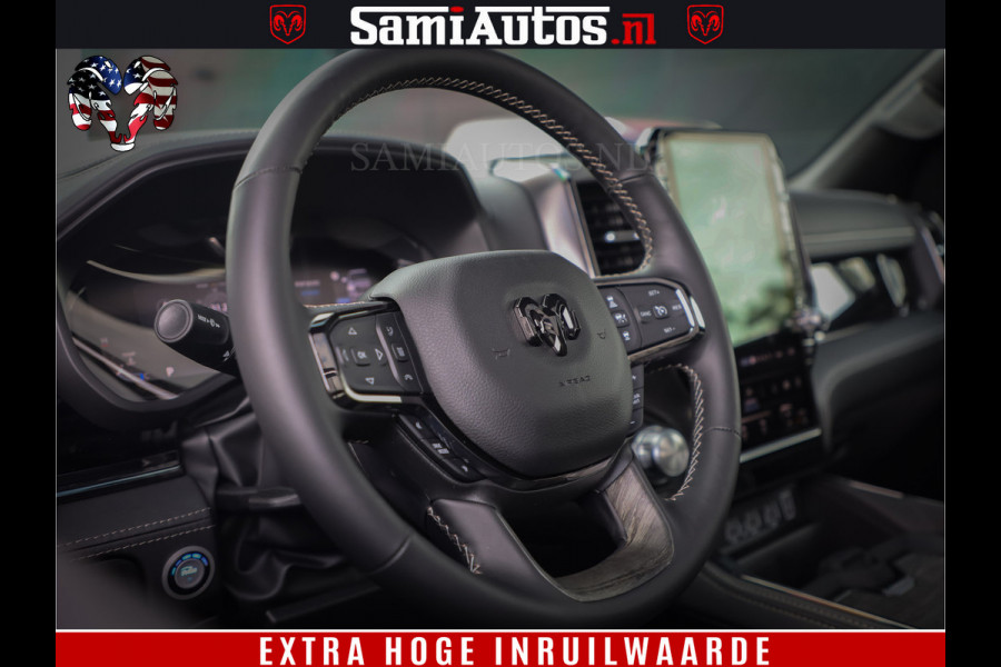 Dodge Ram 1500 Limited Night High Output 540HP 706Nm | Massage + Full Option | De Meest Luxe en Volle Pick-Up in zijn Klasse | Comfortabele Dubbele Cabine met Royale 5 Zitplaatsen | BPM vrij | Nu Leverbaar uit Voorraad | Voorraad Nr 2326 - 5169