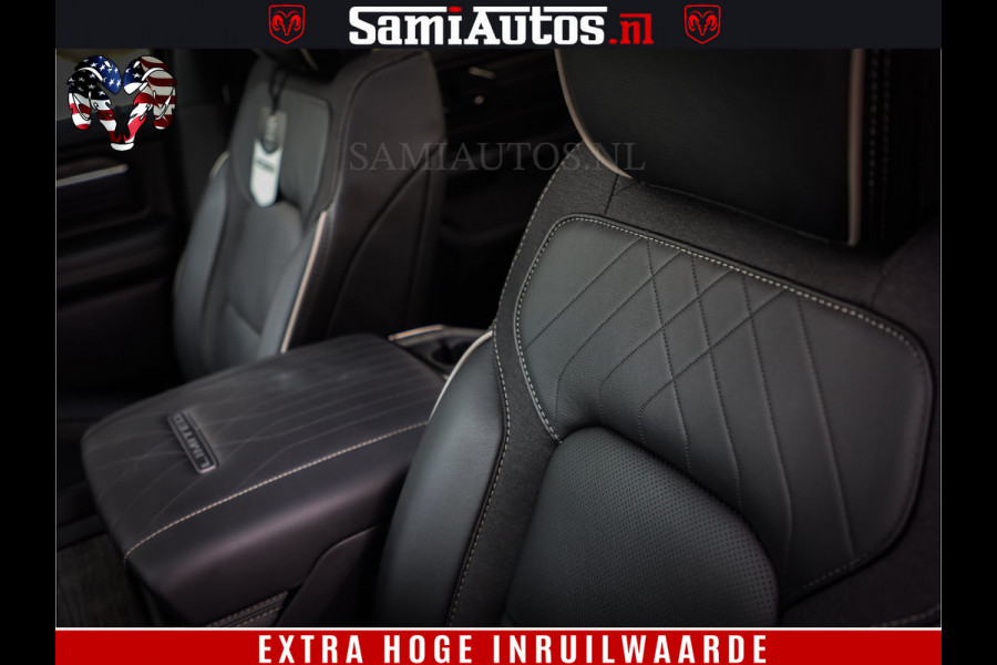 Dodge Ram 1500 Limited Night High Output 540HP 706Nm | Massage + Full Option | De Meest Luxe en Volle Pick-Up in zijn Klasse | Comfortabele Dubbele Cabine met Royale 5 Zitplaatsen | BPM vrij | Nu Leverbaar uit Voorraad | Voorraad Nr 2326 - 5169