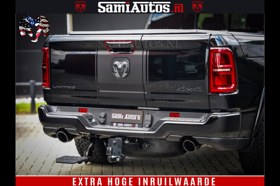 Dodge Ram 1500 Limited Night High Output 540HP 706Nm | Massage + Full Option | De Meest Luxe en Volle Pick-Up in zijn Klasse | Comfortabele Dubbele Cabine met Royale 5 Zitplaatsen | BPM vrij | Nu Leverbaar uit Voorraad | Voorraad Nr 2326 - 5169