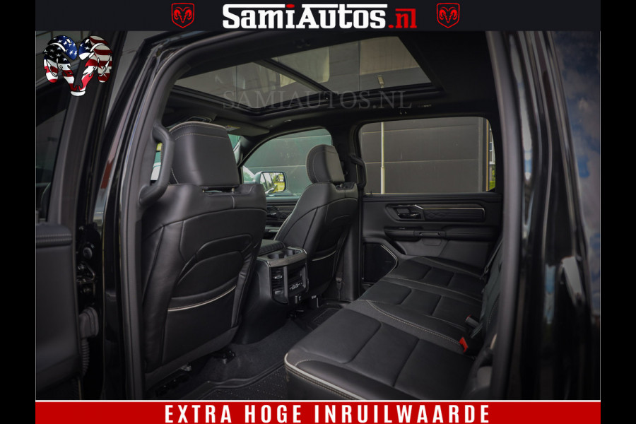 Dodge Ram 1500 Limited Night High Output 540HP 706Nm | Massage + Full Option | De Meest Luxe en Volle Pick-Up in zijn Klasse | Comfortabele Dubbele Cabine met Royale 5 Zitplaatsen | BPM vrij | Nu Leverbaar uit Voorraad | Voorraad Nr 2326 - 5169