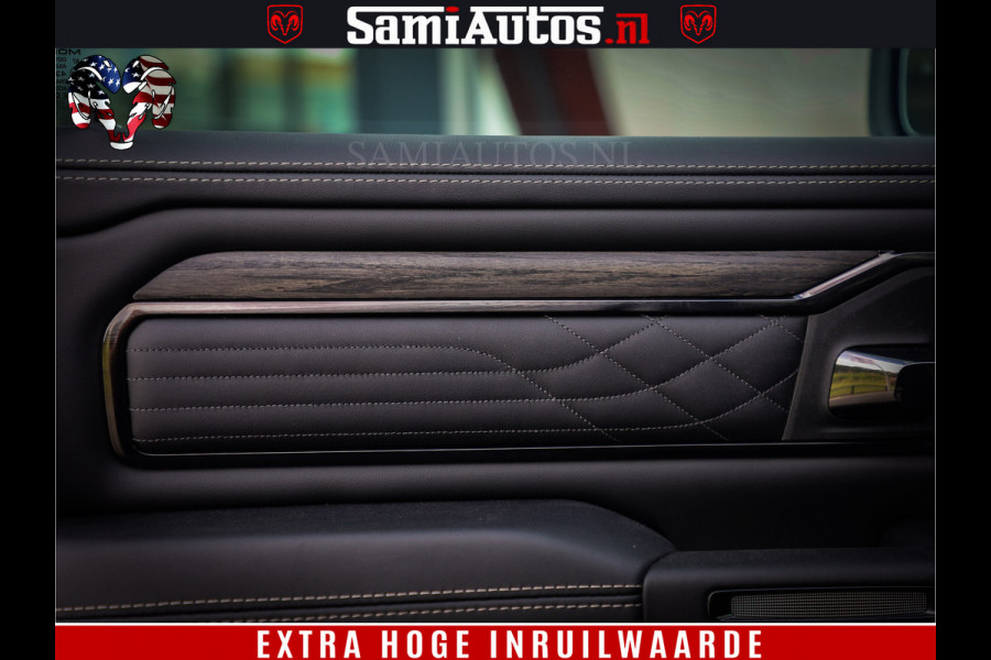 Dodge Ram 1500 Limited Night High Output 540HP 706Nm | Massage + Full Option | De Meest Luxe en Volle Pick-Up in zijn Klasse | Comfortabele Dubbele Cabine met Royale 5 Zitplaatsen | BPM vrij | Nu Leverbaar uit Voorraad | Voorraad Nr 2326 - 5169
