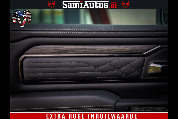 Dodge Ram 1500 Limited Night High Output 540HP 706Nm | Massage + Full Option | De Meest Luxe en Volle Pick-Up in zijn Klasse | Comfortabele Dubbele Cabine met Royale 5 Zitplaatsen | BPM vrij | Nu Leverbaar uit Voorraad | Voorraad Nr 2326 - 5169