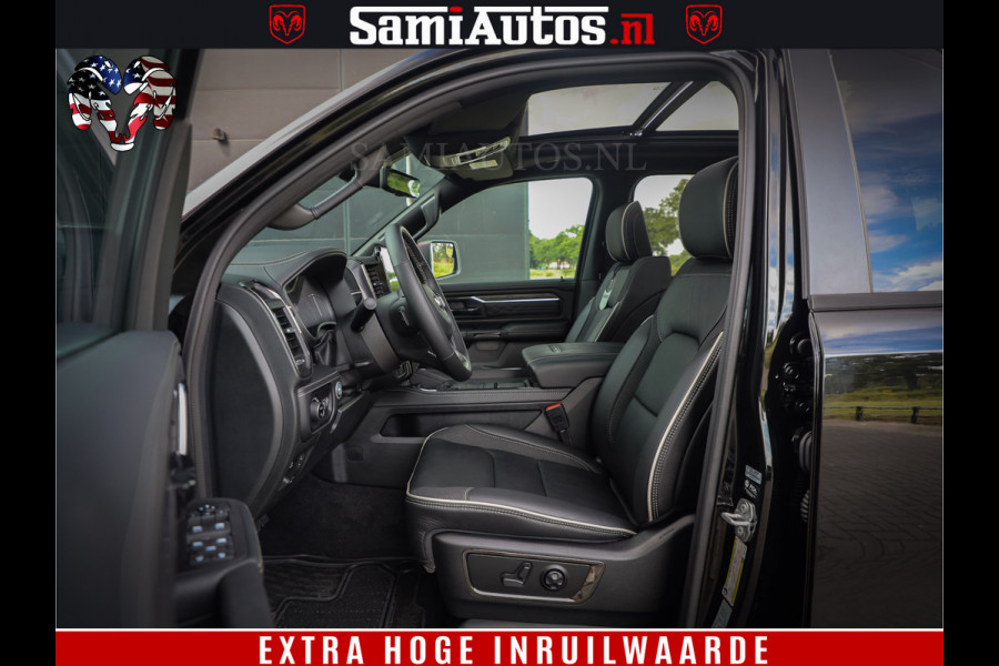 Dodge Ram 1500 Limited Night High Output 540HP 706Nm | Massage + Full Option | De Meest Luxe en Volle Pick-Up in zijn Klasse | Comfortabele Dubbele Cabine met Royale 5 Zitplaatsen | BPM vrij | Nu Leverbaar uit Voorraad | Voorraad Nr 2326 - 5169