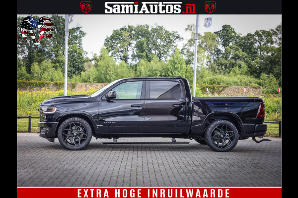 Dodge Ram 1500 Limited Night High Output 540HP 706Nm | Massage + Full Option | De Meest Luxe en Volle Pick-Up in zijn Klasse | Comfortabele Dubbele Cabine met Royale 5 Zitplaatsen | BPM vrij | Nu Leverbaar uit Voorraad | Voorraad Nr 2326 - 5169
