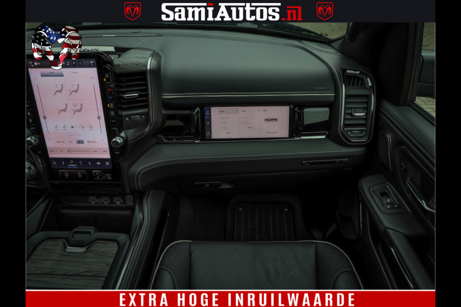 Dodge Ram 1500 Limited Demo Night High Output 540HP 706Nm | Massage + Full Option | De Meest Luxe en Volle Pick-Up in zijn Klasse | Comfortabele Dubbele Cabine met Royale 5 Zitplaatsen | BPM vrij | Nu Leverbaar uit Voorraad | Voorraad Nr 2263 - V76JVF