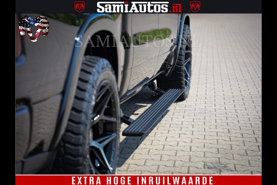 Dodge Ram 1500 Limited Night H.O 540HP 706Nm | Massage + Full Option | De Meest Luxe en Volle Pick-Up in zijn Klasse | Comfortabele Dubbele Cabine met Royale 5 Zitplaatsen | BPM vrij | Nu Leverbaar uit Voorraad | Voorraad Nr 2333 - 5129