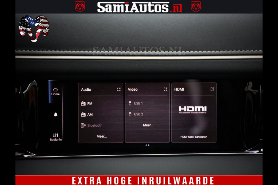 Dodge Ram 1500 Limited Night H.O 540HP 706Nm | Massage + Full Option | De Meest Luxe en Volle Pick-Up in zijn Klasse | Comfortabele Dubbele Cabine met Royale 5 Zitplaatsen | BPM vrij | Nu Leverbaar uit Voorraad | Voorraad Nr 2333 - 5129
