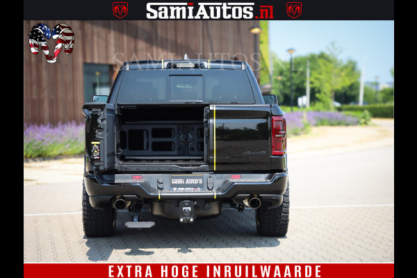 Dodge Ram 1500 Limited Night H.O 540HP 706Nm | Massage + Full Option | De Meest Luxe en Volle Pick-Up in zijn Klasse | Comfortabele Dubbele Cabine met Royale 5 Zitplaatsen | BPM vrij | Nu Leverbaar uit Voorraad | Voorraad Nr 2333 - 5129