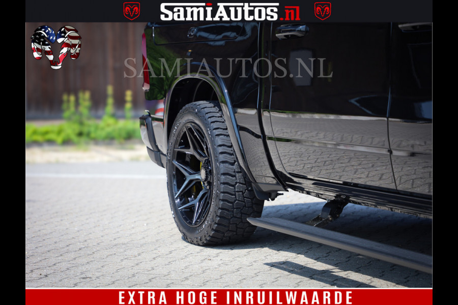 Dodge Ram 1500 Limited Night H.O 540HP 706Nm | Massage + Full Option | De Meest Luxe en Volle Pick-Up in zijn Klasse | Comfortabele Dubbele Cabine met Royale 5 Zitplaatsen | BPM vrij | Nu Leverbaar uit Voorraad | Voorraad Nr 2333 - 5129